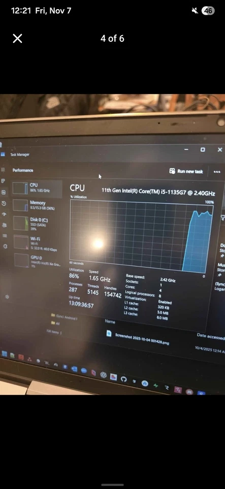 Estación de Trabajo Móvil HP ZBook Firefly 14 G8 (11ª Gen i5, 16GB RAM, 512GB SSD) Foto 4 de 4