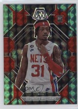 2022 Panini Mosaic Rookies Choice Red & Green Prizm Alondes Williams #235 12g7