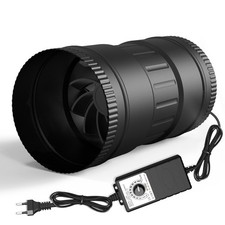 Brogachy 100mm/150mm Inline-Rohrventilator Regelbar, Abluftventilator Rohrlüfter