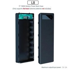 Dual USB Power Bank Case 18650 Battery DIY Shell LED Charge Box No Battery