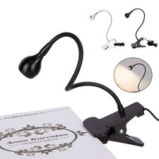 3W Flexible USB Reading LED Light Clip-on Beside Bed Desk Table Lamp Light Clip