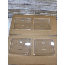 4- Clear Acrylic Magnetic Picture Frames Photo for 5x7 pics, Documents, Memories