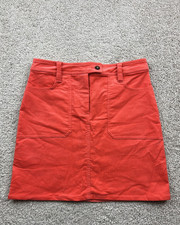 NWT Boden Cavendish Pencil Skirt Women's Size 8R Coral Mini A-Line Pockets