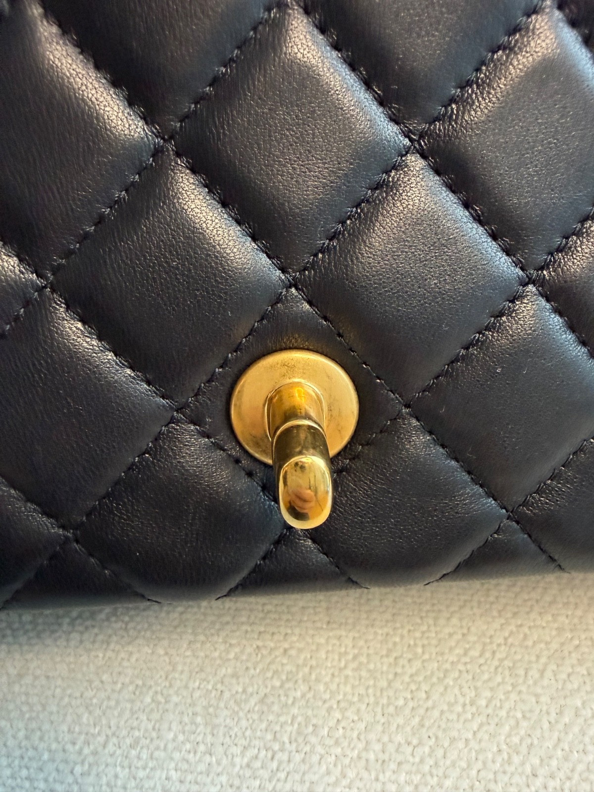 CHANEL Mini Rectangular Flap Bag Black Lambskin w… - image 20