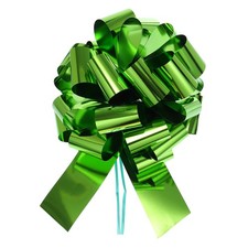 20" Extra Large Pull Bow Christmas Metallic Car Gift Bows Lawn Green