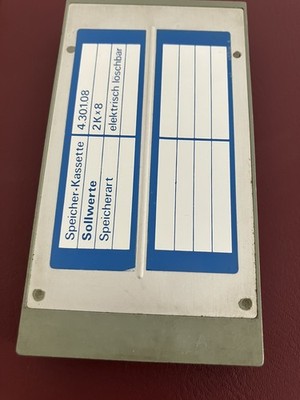 6 Schleicher  P03 PDPS Sollwerte  Kassette Spritzguss Thermoformen