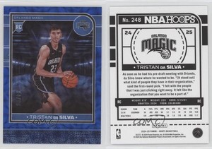 2024-25 Panini NBA Hoops Rookies Blue Scope /99 Tristan da Silva #248 Rookie RC