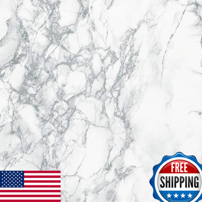 D-C-Fix D-C Fix 346-0306-4Pk Decorative Self-Adhesive Film Grey Marble 17 X 78