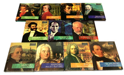 Lot 11 Classic Composers MMV International Masters CD's Booklets