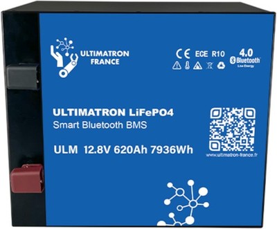 Ultimatron LiFePO4 Lithium Battery 12.8V 620Ah mit Bluetooth und Smart BMS