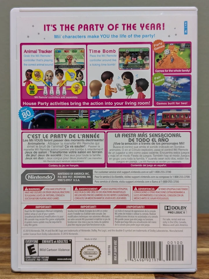 Wii Party (Nintendo Wii, 2010)➡️CIB Complete - Tested & Working - Near Mint 📀! - Image 2 of 4