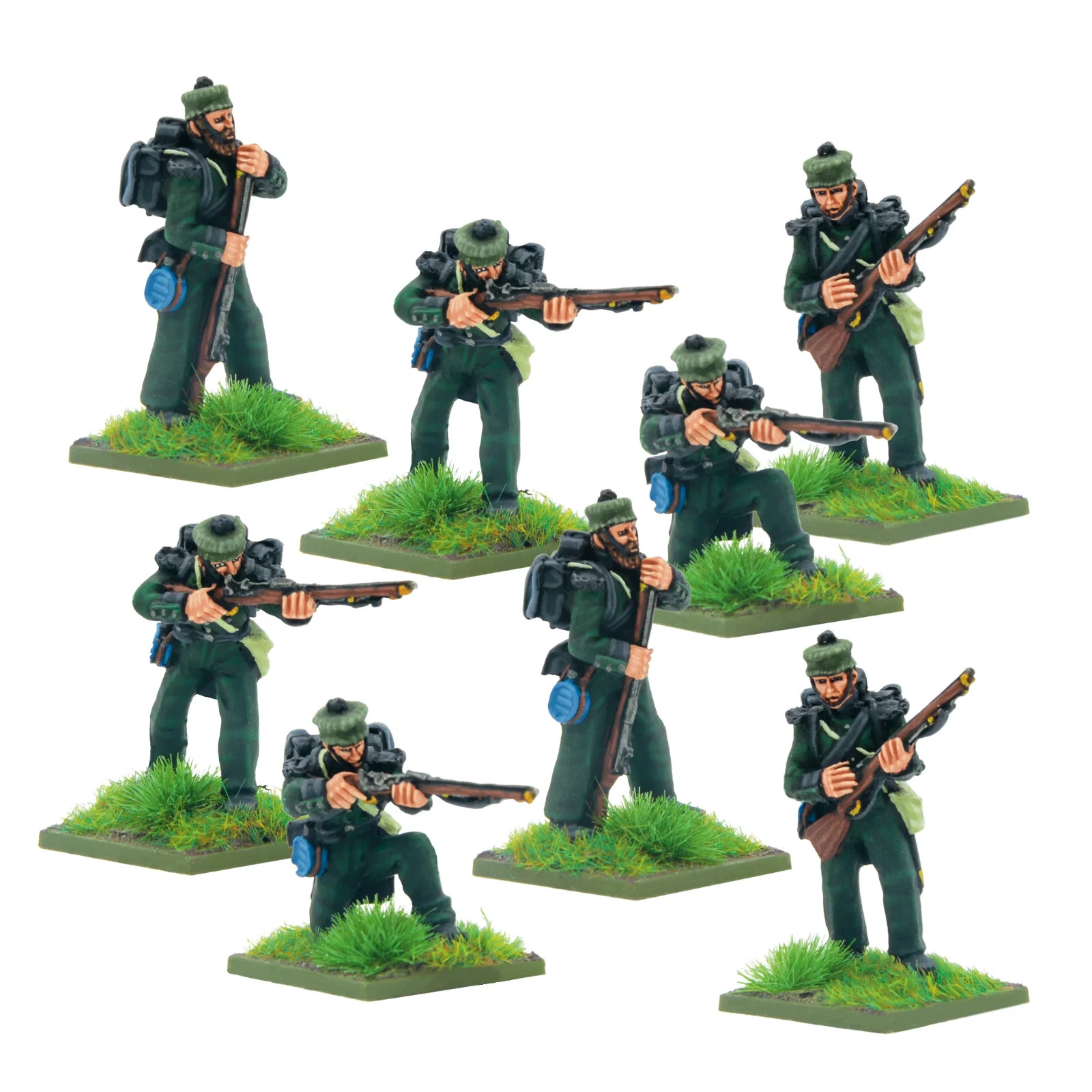 British Rifle Brigade in Forage Caps - Crimean War - Warlord Games Black Powder