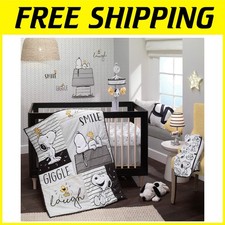 Contemporary Snoopy Crib Bedding Collection