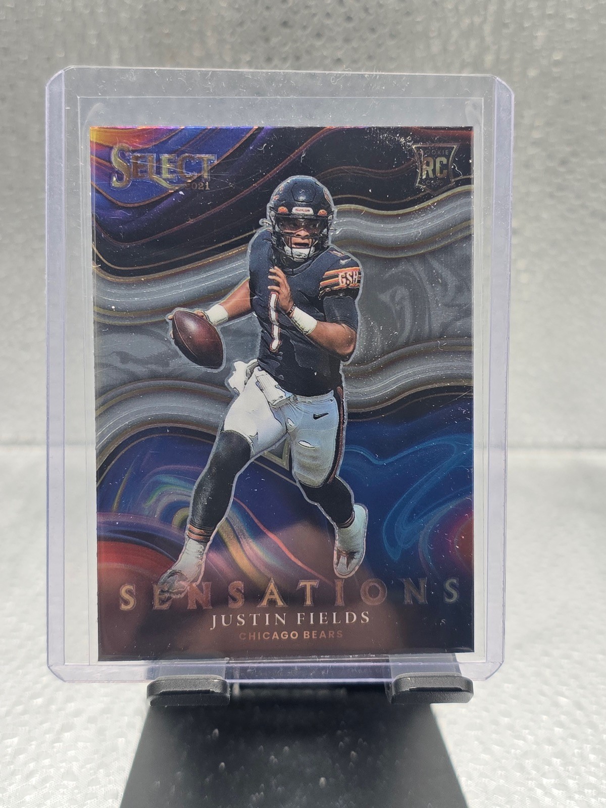 2021 Select Justin Fields Sensations Rookie #SEN14!