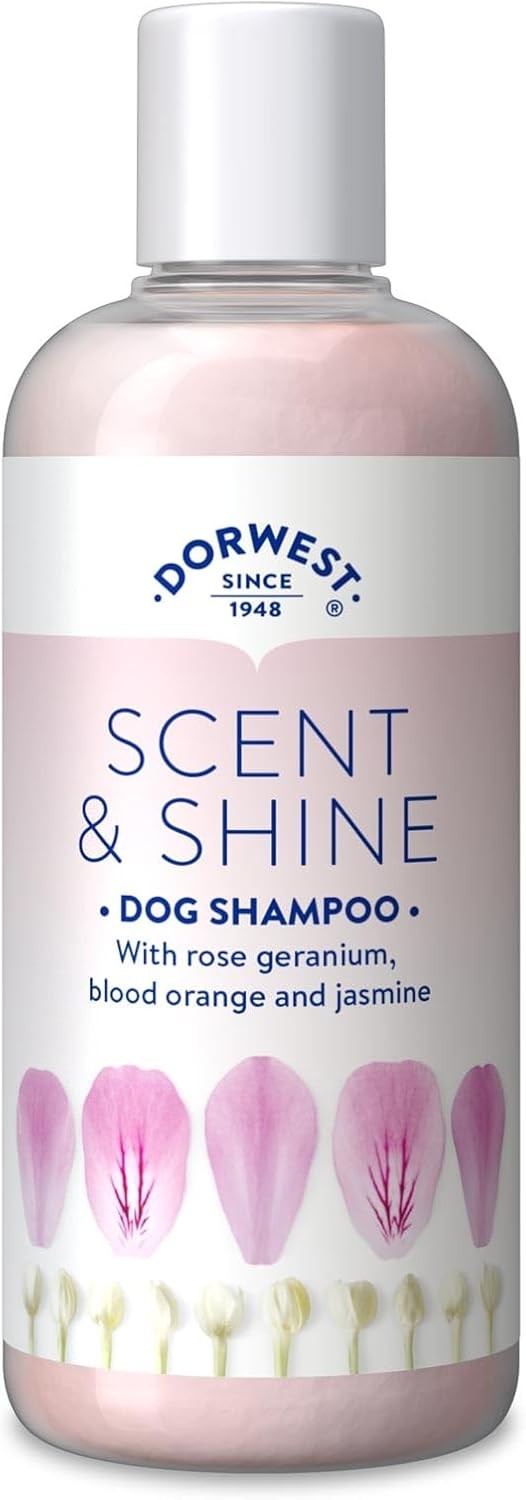 DORWEST Scent & Shine Dog Shampoo 250ml, Pet Shampoo ­– Hydrating, Soothing