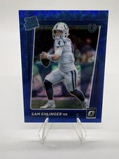 Sam Ehlinger 2021 Donruss Optic #246 Blue Scope Indianapolis Colts Rc Rookie
