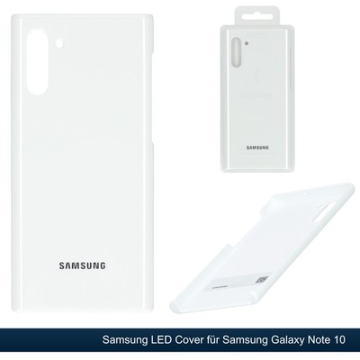 Original Samsung LED Cover Case für Galaxy Note 10 Handyschutz Hülle N970F weiß