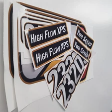 Replacement Decal Set fits 232D3 Skid Steer Loader Aftermarket Stickers Kit