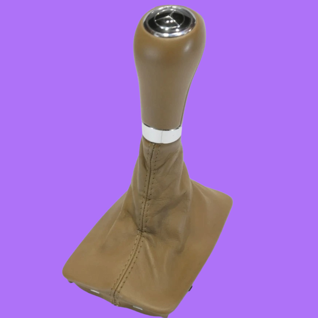 🟩2008-2011 Mercedes Benz C350 W204 Gear Shifter Boot and Knob TAN A204 267 1510