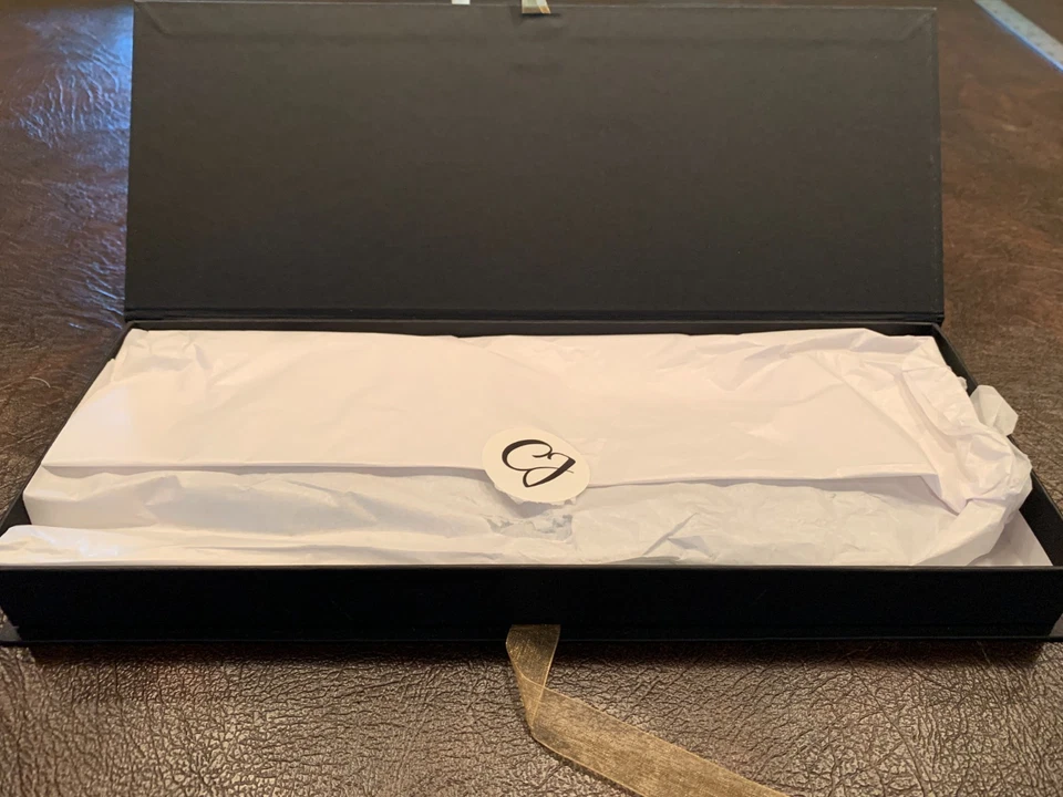 Guantes Cornelia James Cortos de Encaje y Tul con Lazo Damas, Talla 7 (235) Foto 2 de 4