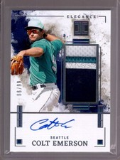 COLT EMERSON 2025 Panini Impeccable Elegance 4-Clr Patch Autograph Auto #66/99