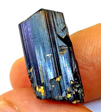 26.11 ct Natural Black Tourmaline Crystal Untreated Burma Mogok J710