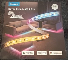 Govee RGBWWIC LED Strip Light 2 Pro 16.4ft, Smart Control.