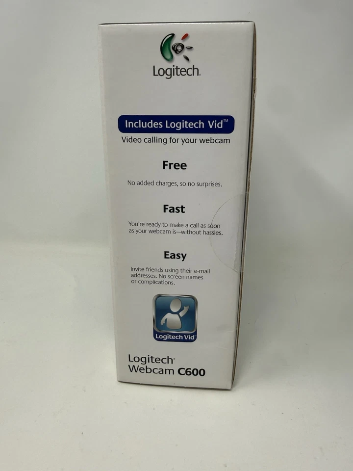 Logitech C600 2MP sensor 8MP Photos - 720HD, glass lens, Webcam - BRAND NEW! - Image 2 of 4