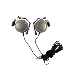 Used Audio-Technica ATH-EM700 Silver Persona 3 Over-Ear Hooks Earbuds Earphone