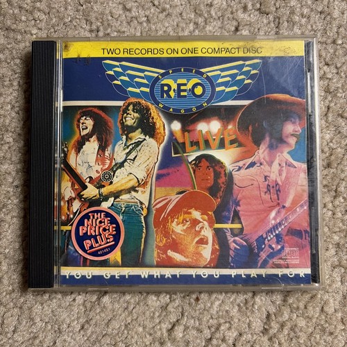 REO SPEEDWAGON - Live: You Get What You Play For (1977) RARE & OOP, Used CD