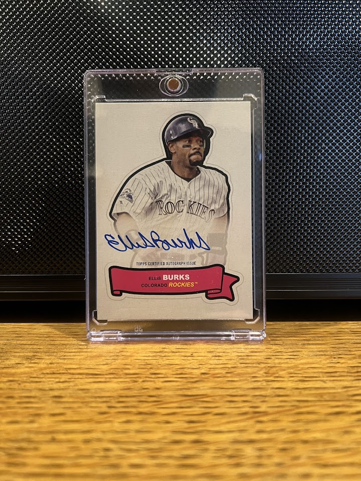 メジャーリーグ　カード　Ellis Burks 2024 Topps Archives - 1968 Topps Action All-Stars Autographs