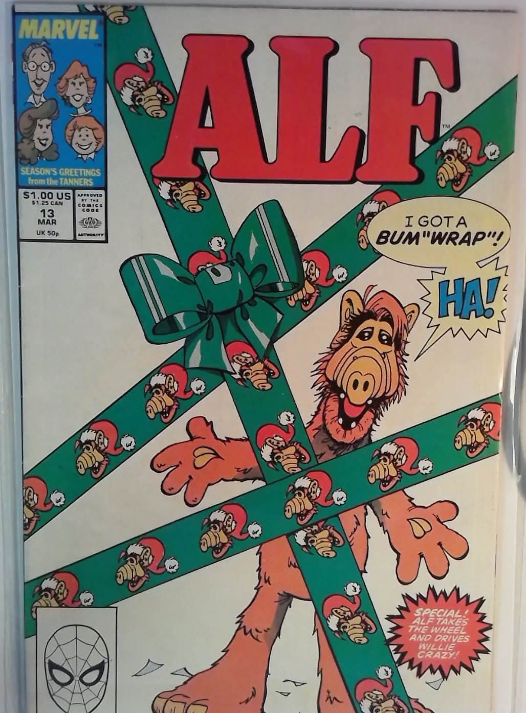 1989 ALF #13 Marvel Comics VF/NM 1st Print Comic Book