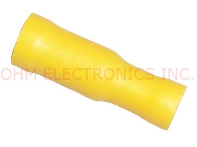 Lot of 100 - 12-10 AWG Yellow Female Bullet Connectors - Vanco 10-1740C