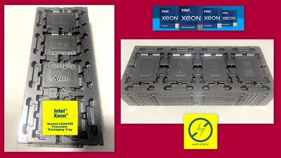 Intel Xeon LGA4189 CPU Tray for 77.5 x 56.5 mm Ice Lake - Lot of 2 5 12 18 30