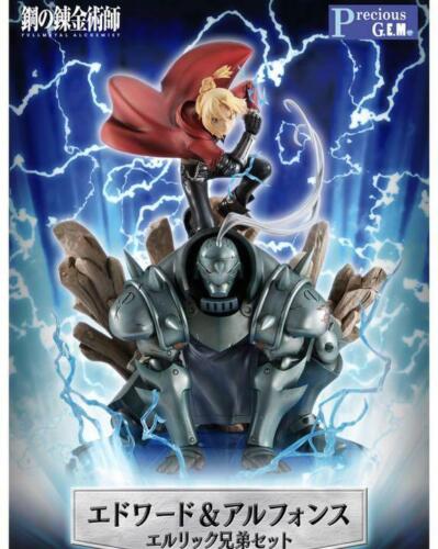 Precious G.E.M. Figura Fullmetal Alchemist Edward & Alphonse Elric MegaHouse - Imagen 1 de 9