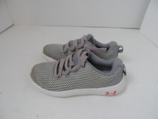Under Armour Kids Sneakers Gray Mesh Sneakers Girls - Size 12K