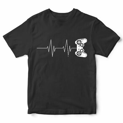 Jungen Gamer Herzschlag T-Shirt Videospiel Controller Tee Gaming Liebhaber Geschenke Top
