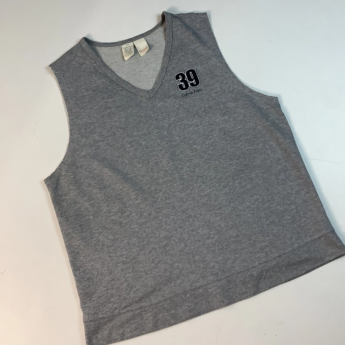 Calvin klein grey vest sale