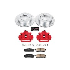 Powerstop Kc5875a Z23 Daily Driver Carbon-fiber Ceramic Pads Drilled & Slotted R