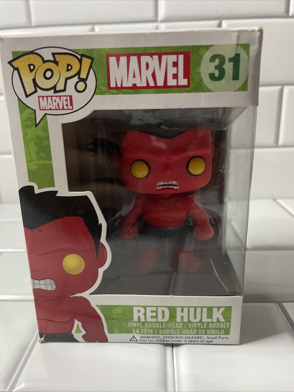 Sale Funko Pop! Marvel Red Hulk #31 Vinyl Figure