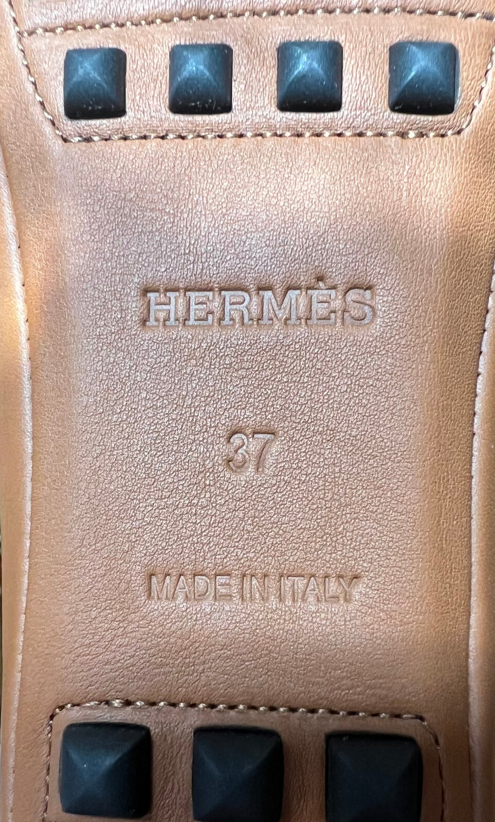 Hermes Liberty leather driving ballet flats shoes EU 37 Made in Italy New thumbnail 17