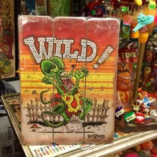 Excellent RAT FINKFever Catalog retro wood sign Genuine New article unused