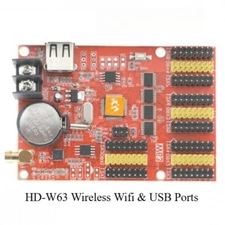 HD-W63 Wireless Wifi & USB Ports LED Sign Control Card NEW