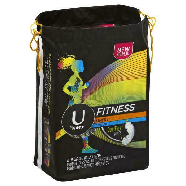 U By Kotex Fitness Ultrathin Liners Regular 15ctx8ct a2808 For Sale Online Ebay
