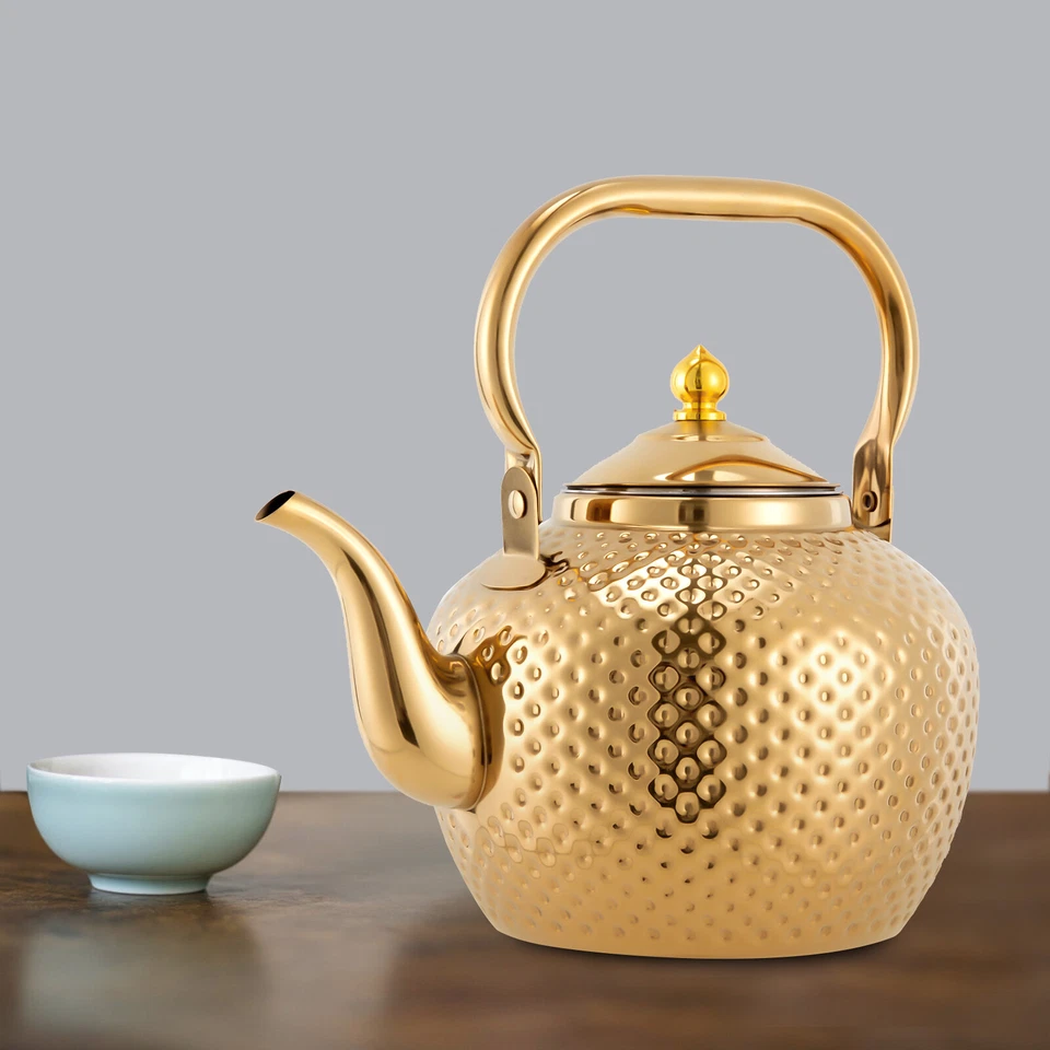 Stainless Steel Teapot with Strainer Insert & Tea Strainer Handle for Induction Cooker 2.0 Litre - Image 3 of 4