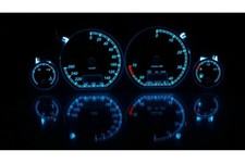 Volkswagen Golf MK3 - custom gauges, range starts on top glow gauge plasma dials