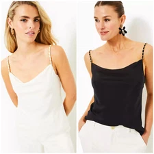 Lilly Pulitzer Axler Bias Silk Cami SIZE 00/2/4/6/8/10/12/16