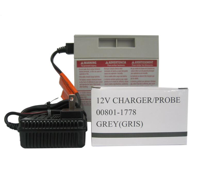 Power Wheels 12V Gray Battery 00801-1869 + 12 Volt Charger Fisher Price Genuine