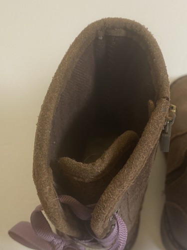 UGG Corene Little Girl’s Boots Size 6 Brown Purple 1008004T - Picture 12 of 14