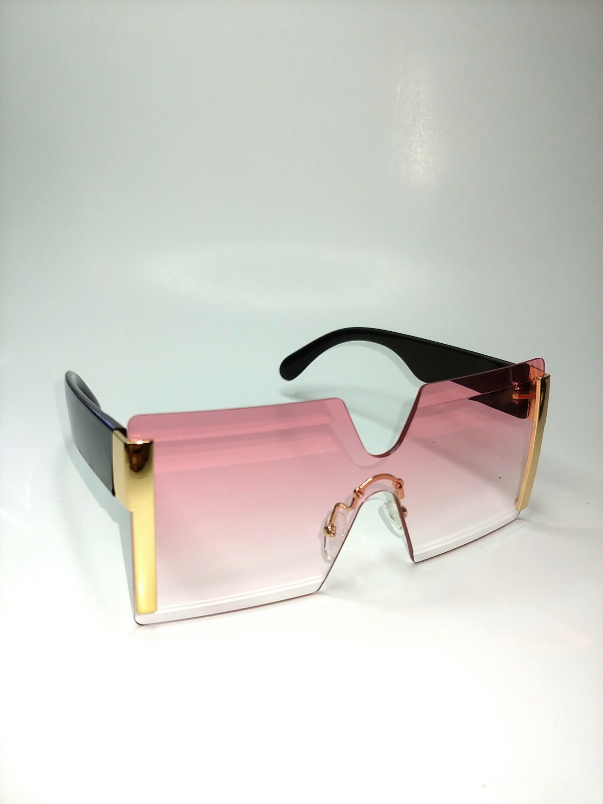 Oversized Hourglass Rectangle Sunglasses for Women